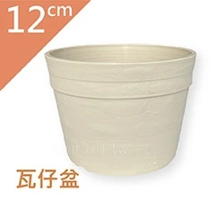 12cm仿陶素燒盆(瓦仔盆)~4S 高8.4cm 商品圖片 7
