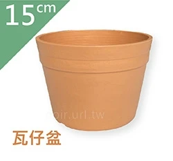15cm仿陶素燒盆(瓦仔盆)~5S 高10.5cm 商品圖片 5