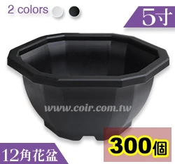 12角花盆5寸(16cm)藏龍園5號 高7.7cm 商品圖片 5