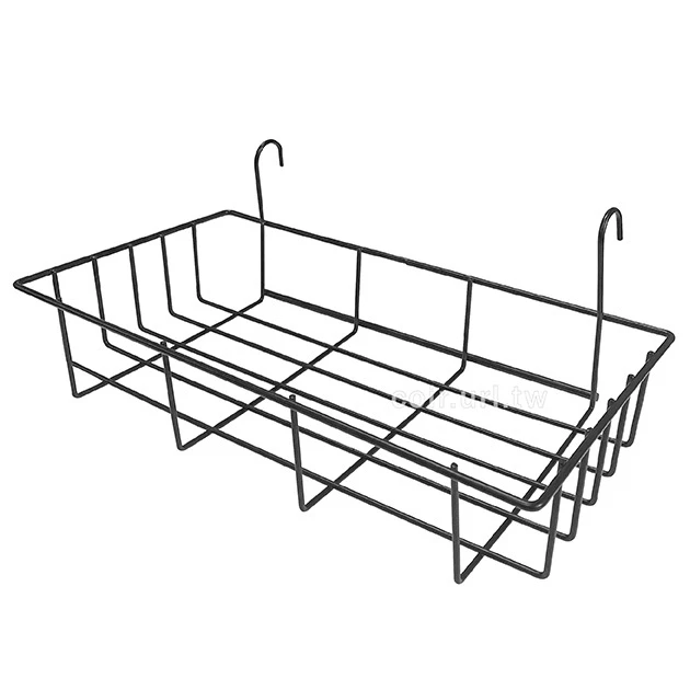 多用途鐵窗花架(18x34cm)-掛勾2.3cm 鐵網欄杆架 商品圖片 2