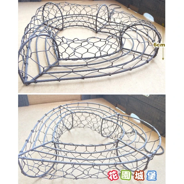 多肉花圈-鐵線花環(大-心型) 商品圖片 3