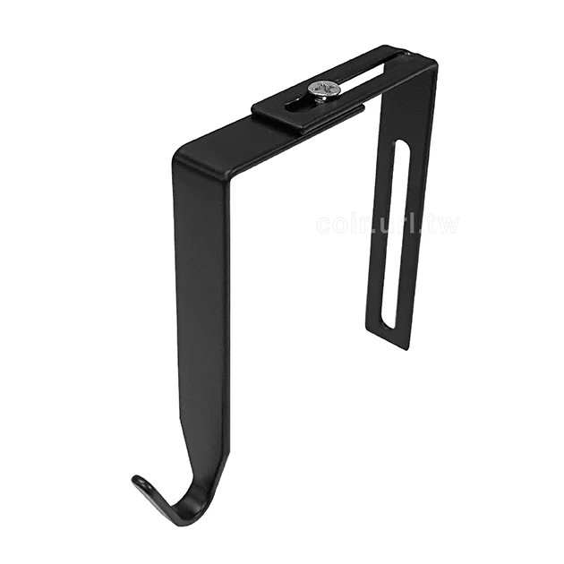 輕型可調式磚牆用掛鉤3.5~9cm 黑色 商品圖片 2