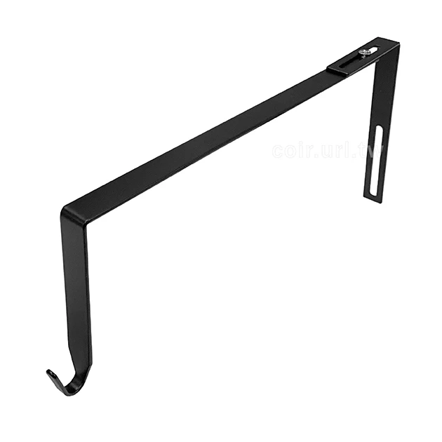 輕型可調式磚牆用掛鉤19~26cm 黑色 商品圖片 2