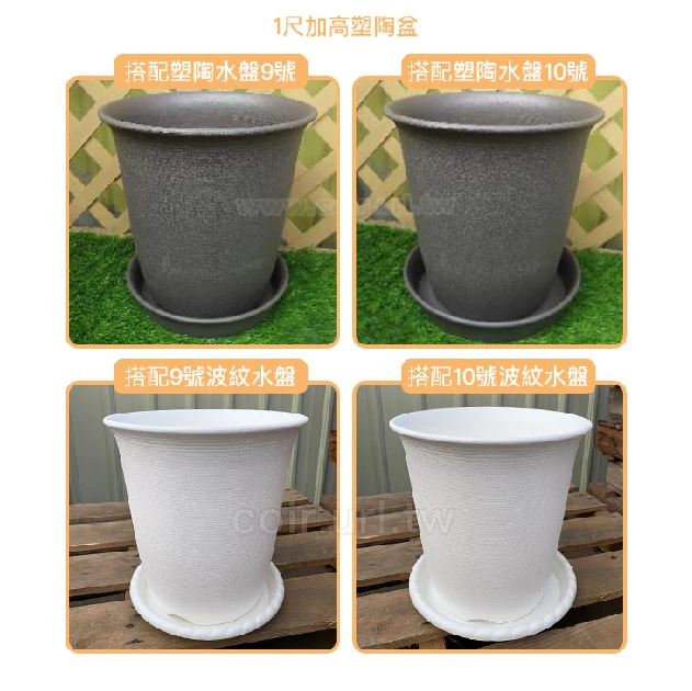 1尺(30cm 高31cm)塑陶盆(加高型) 商品圖片 4