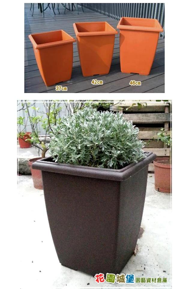 46cm正四方加高花盆 高57cm 商品圖片 4