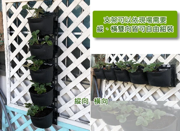 綠牆5盆支架型-大容量豪華型（含不織布、導水管） 商品圖片 3