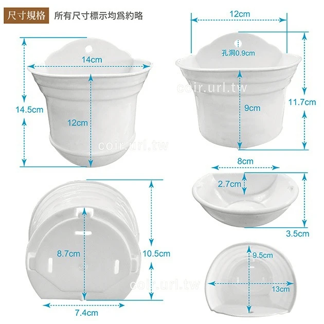 小A掛壁盆 含儲水盒 商品圖片 3