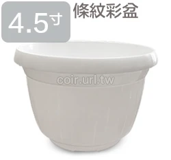 條紋4.5寸花盆-粉彩系列 商品圖片 4