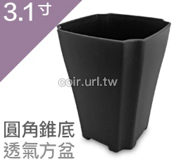 3.1寸圓角錐底透氣方盆 商品圖片 5
