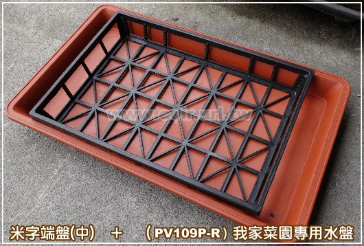 米字端盤(中)49*34*6.5cm 花盆整理盤 商品圖片 3
